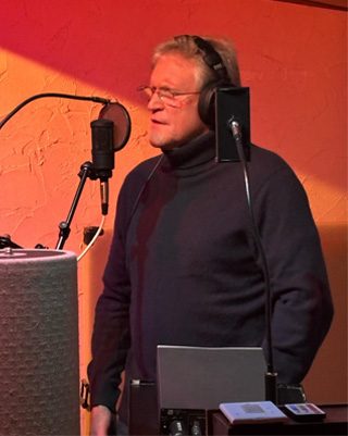 John Connelly singing a duet with me at my studio ( The Loft).